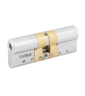 Циліндр ABLOY PROTEC2 HARD MOD 68 мм (37Hx31) Ключ-Ключ 3KEY CY332 CAM30 Хром полірований ABL7000003493 фото