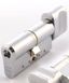 Циліндр ABLOY PROTEC2 HARD MOD 88 мм (37Hx51T) Ключ-Тумблер 5KEY CY333 CAM30 Хром матовий / Хром матовий