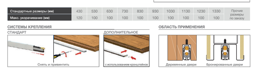 1700 XNS Порог алюм с резин вставкой 93-83 см (54231) 54231 фото