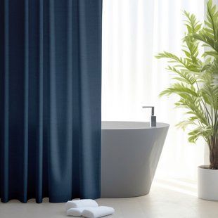 Шторка для ванної Trento Blue, 240х200, синій 65529 фото