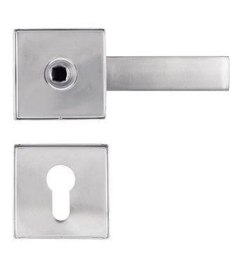 Фурнітура захисна ROSTEX *QUADRUM R/H fix-mov DIN SQUARE Нерж.сталь_мат 23мм 38-45мм 3клас Hranate/Treviso NEREZ_MAT Комплект RST-4034217203 фото