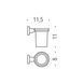 Стакан для зубних щіток Colombo Design Basic B2702 (34515)