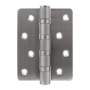 Завіса RDA 100 * 3 * 3 (4 підшипника нержавіюча сталь) закриваюча R7 матовий хром (51451) 51451 фото