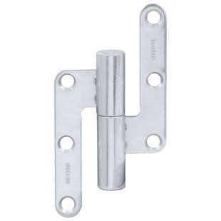 Петля накладна AGB E100821415 R30 французька, регульована, ліва оцинкована (20338) 20338 фото