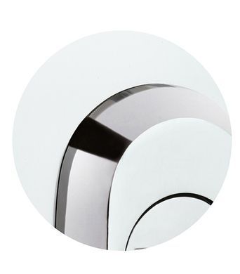 Фурнітура захисна ROSTEX EXСLUSIVE RX-40 fix-mov DIN PLATE 85мм Хром_полірований 22мм 40-50мм 3клас Ovalne/Exclusive CR Комплект RST-4029300973 фото