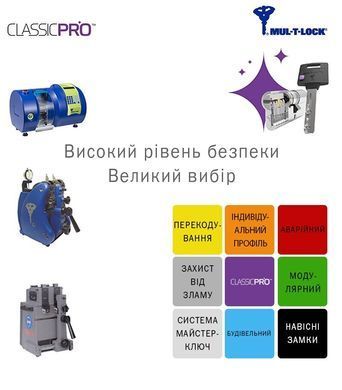 Цилиндр MUL-T-LOCK ClassicPro XP 90 мм ( 45x45 ) Ключ-Ключ O/K CAM30 Никель сатин MTL7000018676 фото