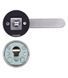 Фурнітура захисна ROSTEX *ROTONDUM R/S mov-mov DIN ROUND Нерж.сталь_мат 23мм 38-45мм 3клас Solid NEREZ_MAT Комплект