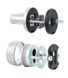 Фурнітура захисна ROSTEX *ROTONDUM R/S mov-mov DIN ROUND Нерж.сталь_мат 23мм 38-45мм 3клас Solid NEREZ_MAT Комплект