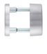 Фурнітура захисна ROSTEX *ROTONDUM R/S mov-mov DIN ROUND Нерж.сталь_мат 23мм 38-45мм 3клас Solid NEREZ_MAT Комплект