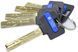 Дверний циліндр HardLock K-серія 70мм (35х35Т) Чорний (ключ-тумблер)