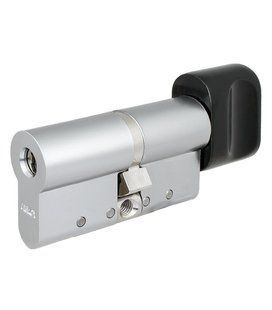 Цилиндр ABLOY PROTEC2 MOD 62 мм ( 31x31T ) Ключ-Тумблер 3KEY CY323 CAM30 Хром матовый / Черная краска ABL7000020701 фото