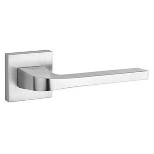 Дверная ручка на розетте Tupai Supra 3097 5SQ-96 хром матовый R ф/з (52089) 52089 фото