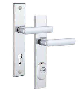 Фурнітура захисна ROSTEX R1/R4 R mov-mov DIN PLATE 90мм Хром_полірований 22мм 38-55мм 3клас 804 CR Комплект RST-4043310100 фото