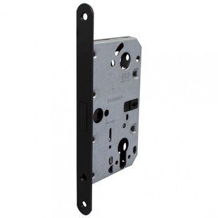 Механізм для міжкімнатних дверей AGB Mediana Polaris Wave B061335093 під циліндр, чорний матовий 61354 фото
