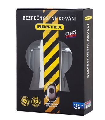 Фурнітура захисна ROSTEX R1/R4 R mov-mov DIN PLATE 90мм Хром_полірований 22мм 38-55мм 3клас 804 CR Комплект RST-4043310100 фото