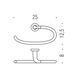Полукруг для полотенец Colombo Design Basic B2731 (34519)