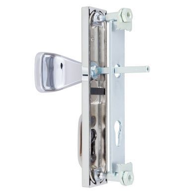 Фурнітура захисна ROSTEX R1/R4 R fix-mov DIN PLATE 72мм Хром_полірований 22мм 38-55мм 3клас Hranate/804 CR Комплект RST-4043190603 фото