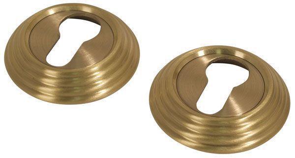 Накладка дверна під ключ Fimet 269 F02 матова латунь (30442) 30442 фото
