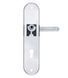 Фурнітура захисна ROSTEX UNIVERSAL R fix-mov DIN PLATE 85мм Нерж.сталь_мат 22мм 38-55мм 3клас Ovalne/Baryt NEREZ_MAT Комплект
