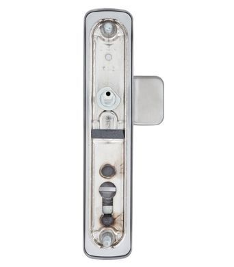 Фурнітура захисна ROSTEX *ASTRA R fix-mov DIN PLATE 85мм Нерж.сталь_мат 22мм 38-55мм 3клас Hranate/Astra NEREZ_MAT Комплект RST-4039227273 фото