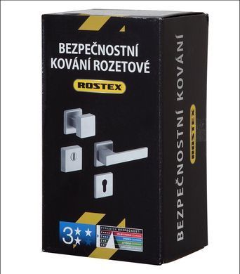 Фурнітура захисна ROSTEX *ROTONDUM R/S mov-mov DIN ROUND Нерж.сталь_мат 23мм 38-45мм 3клас Solid NEREZ_MAT Комплект EXTRA кріплення ручки накладне RST-4026817273 фото