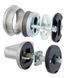 Фурнітура захисна ROSTEX *ROTONDUM R/S mov-mov DIN ROUND Нерж.сталь_мат 23мм 38-45мм 3клас Solid NEREZ_MAT Комплект EXTRA кріплення ручки накладне
