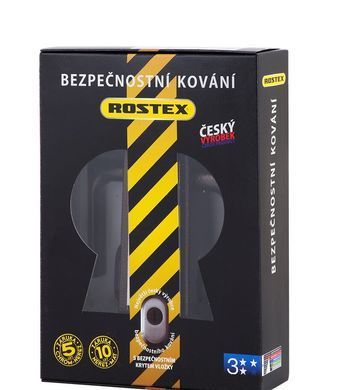 Фурнітура захисна ROSTEX R1/R4 R mov-mov DIN PLATE 72мм Фарба_коричнева_антік 22мм 38-55мм 3клас 804 BROWN Комплект RST-4043110481 фото