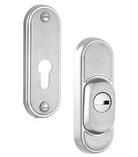 Протектор ROSTEX DECOR R3 DIN PLATE 22мм 38-45мм Хром_мат 3клас CR_MAT Комплект RST-4042557105 фото
