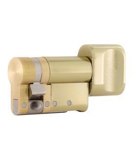 Цилиндр ABLOY PROTEC2 MOD 46,5 мм ( 10,5x36T ) Односторонний тумблер CY321 CAM30 Латунь полированная / Латунь полированная ABL7000020609 фото