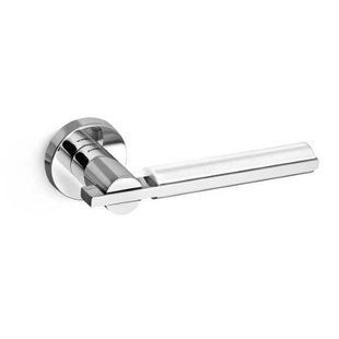 Ручка Mandelli 3181 Demi хром/белый R кл (6478) 6478 фото
