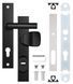 Фурнітура захисна ROSTEX R1/R4 R fix-mov DIN PLATE 85мм Фарба_чорна 22мм 38-55мм 3клас Hranate/804 BLACK_MAT Комплект