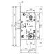 Механізм WC AGB Mediana Polaris B041025034 матовий хром 96мм (26288)