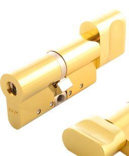 Цилиндр ABLOY PROTEC2 MOD 92 мм ( 46x46T ) Ключ-Тумблер 5KEY CY323 CAM30 Латунь полированная / Латунь полированная ABL7000010595 фото