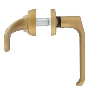 Фурнітура захисна ROSTEX DECOR R fix-mov DIN PLATE 72мм Титан_PVD_сатин 23мм 40-45мм 4клас Ovalne/Baryt TI_SAT Комплект RST-4042038600 фото