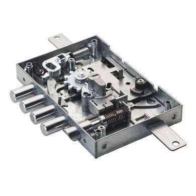 Securemme 2653SCR0328GXX Механізм замка 4-ригеля з засувкою під циліндр мц 85мм, редукторний, (53142) 53142 фото