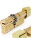 Цилиндр MUL-T-LOCK INTERACTIVE+ XP 85 мм ( 35x50T ) Ключ-Тумблер 3KEY CGW Латунь / Латунь полированная
