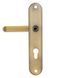 Фурнітура захисна ROSTEX DECOR R fix-mov DIN PLATE 72мм Титан_PVD_сатин 23мм 40-45мм 4клас Ovalne/Baryt TI_SAT Комплект