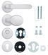 Фурнітура захисна ROSTEX *ROTONDUM R/S fix-mov DIN ROUND Нерж.сталь_мат 23мм 38-45мм 3клас Slza/Solid NEREZ_MAT Комплект