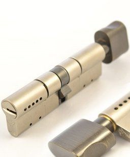 Циліндр MUL-T-LOCK MT5+ MOD 120 мм (60x60T) Ключ-Тумблер 3KEY CAM30 Нікель сатин / Бронза антична MTL7000009683 фото