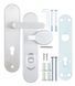 Фурнітура захисна ROSTEX *SOLID-PRO+ F fix-mov DIN PLATE 90мм Нерж.сталь_мат 13мм 56-70мм 4клас Slza/Solid NEREZ_MAT Комплект