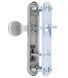 Фурнітура захисна ROSTEX *SOLID-PRO+ F fix-mov DIN PLATE 90мм Нерж.сталь_мат 13мм 56-70мм 4клас Slza/Solid NEREZ_MAT Комплект